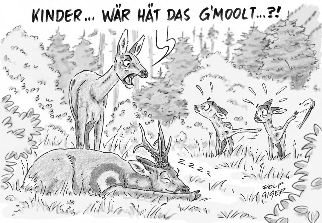 Hunting-related illustration with personality and insight