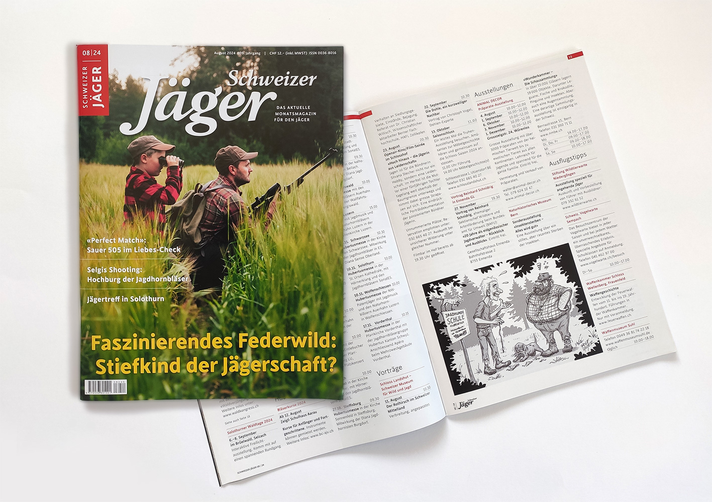 Humorous editorial illustration for hunting topics