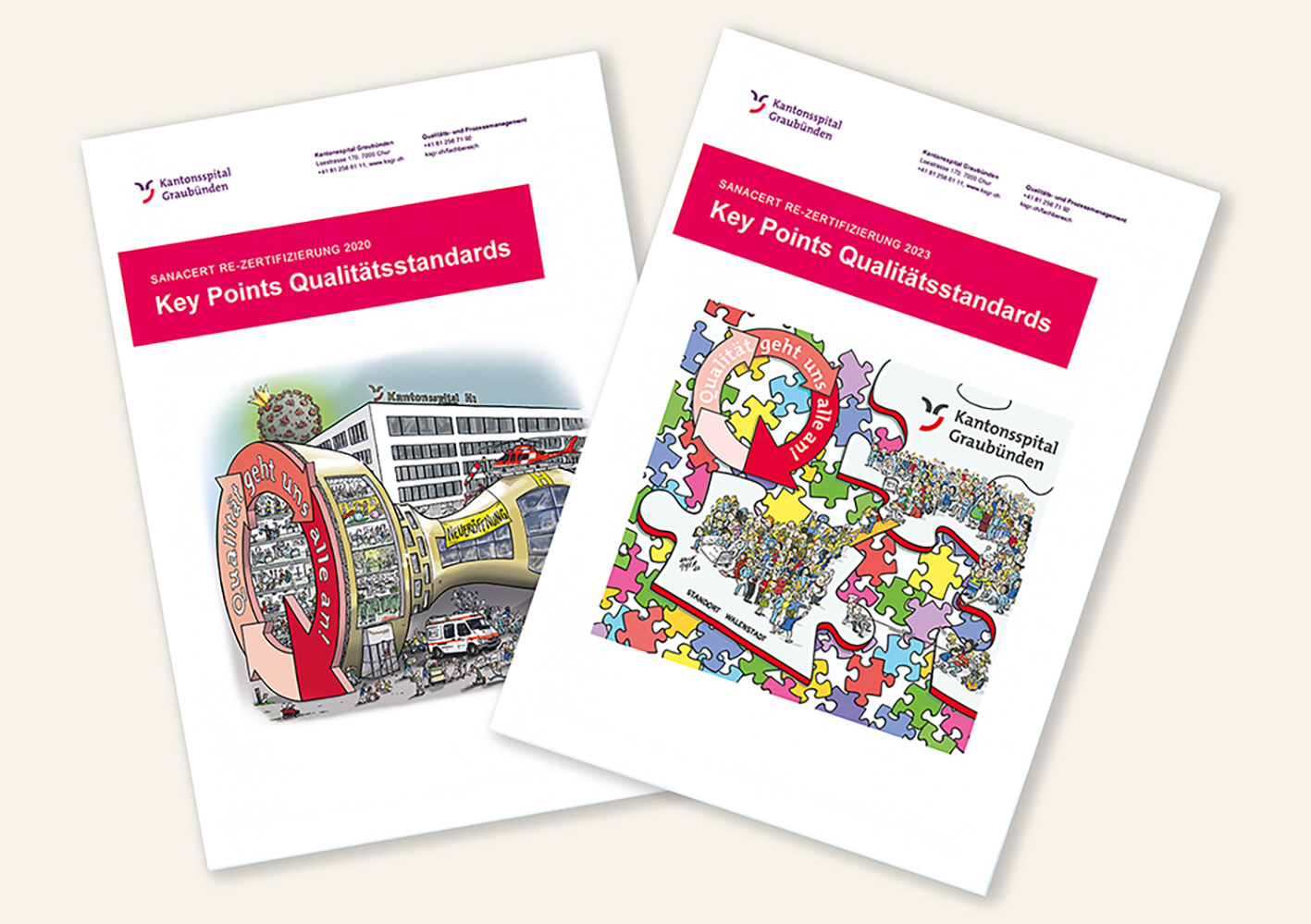 Visual identity for hospital quality communication