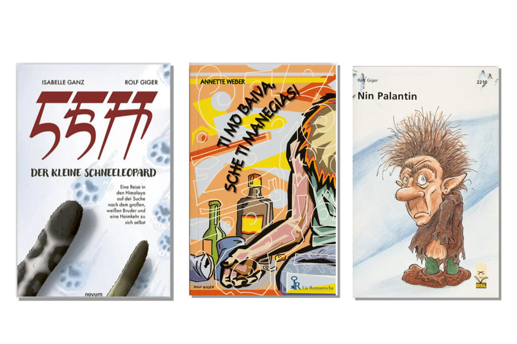 Buchcover Illustration Rolf Giger Kinderbuch Schweiz