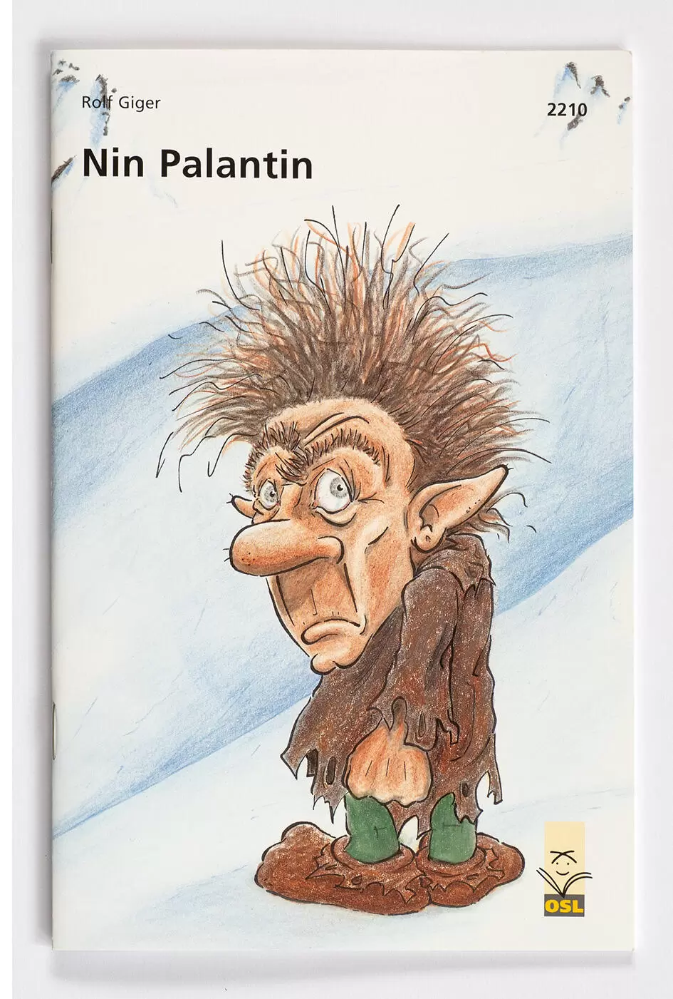 Kinderbuch Cover und Figurenillustration für Nin Palantin von Rolf Giger