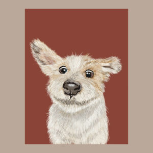 Terrier – Kunstkarte
